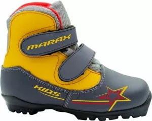Лыжные ботинки Marax MXN-Kids NNN grey/yellow фото