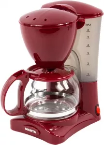 Капельная кофеварка Marta MT-2115 (бордовый гранат) фото