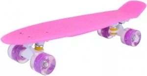 Пенниборд MaxCity Plastic Board MC X1 with LED Pink фото