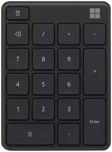 Цифровой блок Microsoft Number Pad (черный) фото