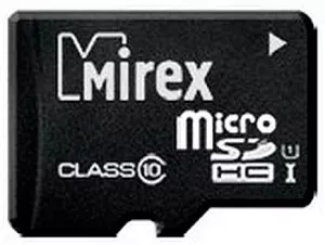Карта памяти Mirex microSDHC 16Gb (13612-MCSUHS16) фото