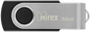 USB Flash Mirex Swivel Rubber 32GB (черный/серебристый) icon