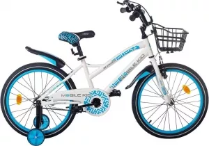 Детский велосипед Mobile Kid Slender 20 (белый/голубой) фото