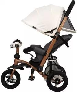 Детский велосипед Moby Kids Stroller trike 10x10 AIR (молочный) фото