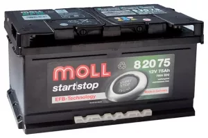Аккумулятор Moll start/stop EFB 82075 (75Ah) фото