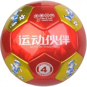 Мяч футбольный Motion Partner MP524 red фото