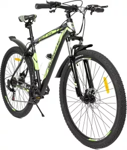 Велосипед Nasaland 29M031 C-T19 29 р.19 2021 (черный/салатовый) фото