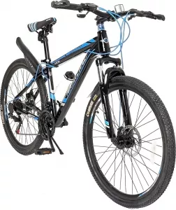 Велосипед Nasaland 6123M 26 р.16 2021 (черный/синий) фото