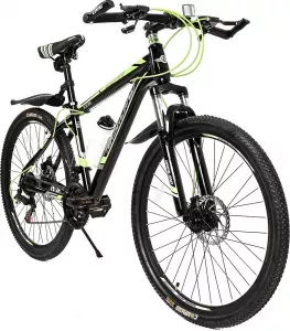 Велосипед Nasaland 6123M 26 р.16 2021 (черный/зеленый) фото