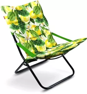 Кресло Ника HHK4P (принт с лимонами) фото