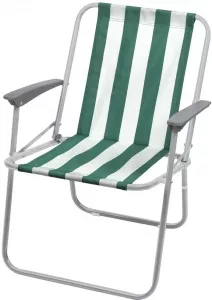 Кресло Ника КС4 (зелено-белый полоски) фото
