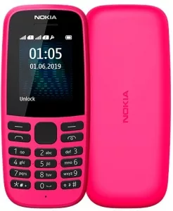 Nokia 105 (2019) Single SIM (розовый) фото