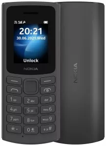 Nokia 105 4G Dual SIM (черный) фото