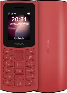 Nokia 105 4G Dual SIM (красный) фото