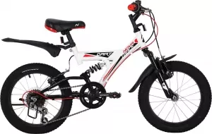 Детский велосипед Novatrack Dart 16 (2020) 16SS5V.DART.WT20 white фото
