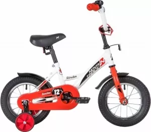 Велосипед детский Novatrack Strike 12 (2020) 123STRIKE.WTR20 white/red фото