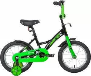 Велосипед детский Novatrack Strike 14 (2020) 143STRIKE.BKG20 black/green фото
