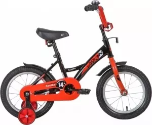 Велосипед детский Novatrack Strike 14 (2020) 143STRIKE.BKR20 black/red фото