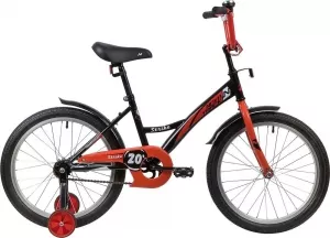 Детский велосипед Novatrack Strike 20 2020 203STRIKE.BKR20 (черный/красный) фото