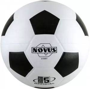 Мяч футбольный Novus Start white/black фото