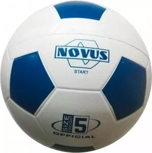 Мяч футбольный Novus Start white/blue фото