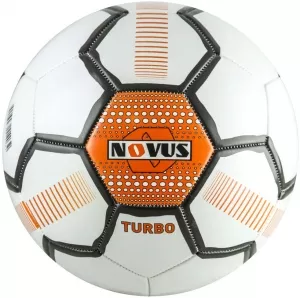 Мяч футбольный Novus Turbo №3 white/blak/orange фото