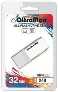 USB Flash Oltramax 240 32GB (белый) (OM-32GB-240-White) фото