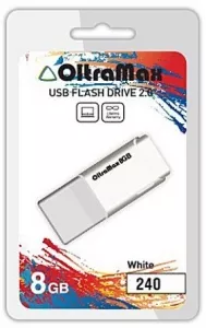 USB Flash Oltramax 240 8GB (белый) (OM-8GB-240-White) фото