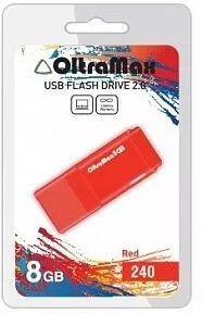 USB Flash Oltramax 240 8GB (красный) (OM-8GB-240-Red) фото