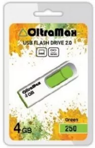 USB Flash Oltramax 250 4GB (зеленый) (OM-4GB-250-Green) фото