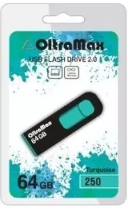 USB Flash Oltramax 250 64GB (бирюзовый) (OM-64GB-250-Turquoise) фото