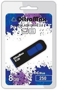USB Flash Oltramax 250 8GB (синий) (OM-8GB-250-Blue) фото
