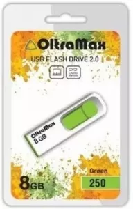 USB Flash Oltramax 250 8GB (зеленый) (OM-8GB-250-Green) фото