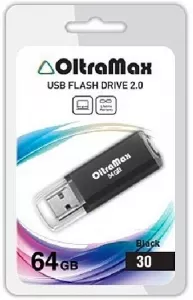 USB Flash Oltramax 30 64GB (черный) (OM064GB30-B) фото