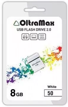 USB Flash Oltramax 50 16GB (белый) фото