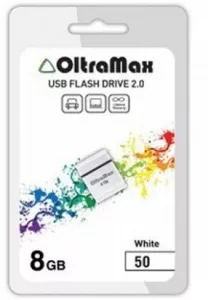 USB Flash Oltramax 50 8GB (белый) фото