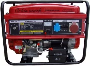 Бензиновый генератор ORBIS OB 6500-3E фото