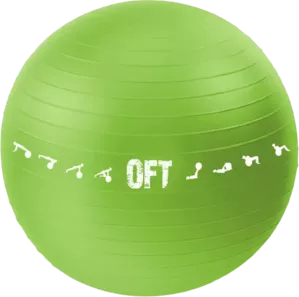 Гимнастический мяч Original FitTools FT-GBPRO-65GN фото