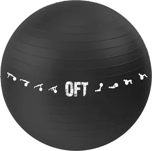 Гимнастический мяч Original FitTools FT-GBPRO-75BK фото