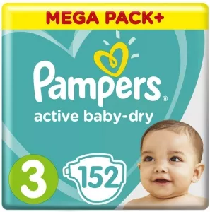 Подгузники Pampers Active Baby-Dry 3 Midi (6-10 кг) 152 шт фото