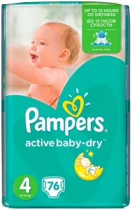 Подгузники Pampers Active Baby-Dry 4 Maxi (8-14 кг) 76 шт фото