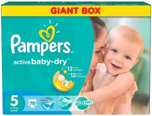 Подгузники Pampers Active Baby-Dry 5 Junior (11-18 кг) 78 шт фото