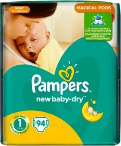 Подгузники Pampers New Baby 1 Newborn (2-5 кг) 94 шт фото