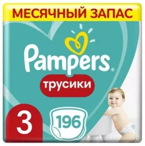 Трусики Pampers Pants 3 Midi (6-11 кг) 196 шт фото