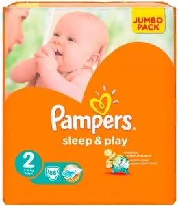 Подгузники Pampers Sleep &#38; Play 2 Mini (3-6 кг) 88 шт фото