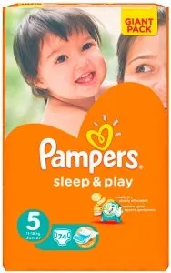 Подгузники Pampers Sleep &#38; Play 5 Junior (11-18 кг) 74 шт фото