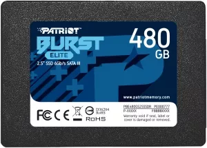 Жесткий диск SSD Patriot Burst Elite 480Gb PBE480GS25SSDR фото