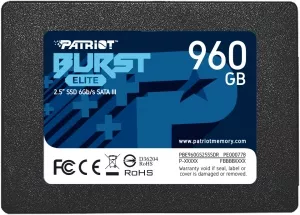 Жесткий диск SSD Patriot Burst Elite 960Gb PBE960GS25SSDR фото