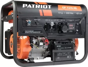 Бензиновый генератор Patriot GP 7210 AE фото