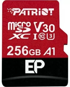 Карта памяти Patriot microSDXC EP Series PEF256GEP31MCX 256GB (с адаптером) фото